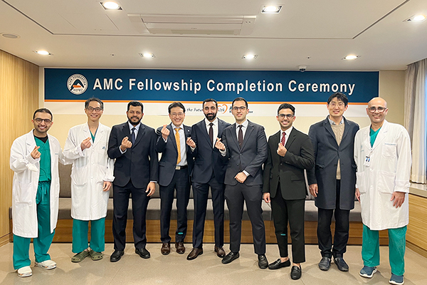 AMC Fellowship Completion Ceremony for visiting physicians from the Middle East