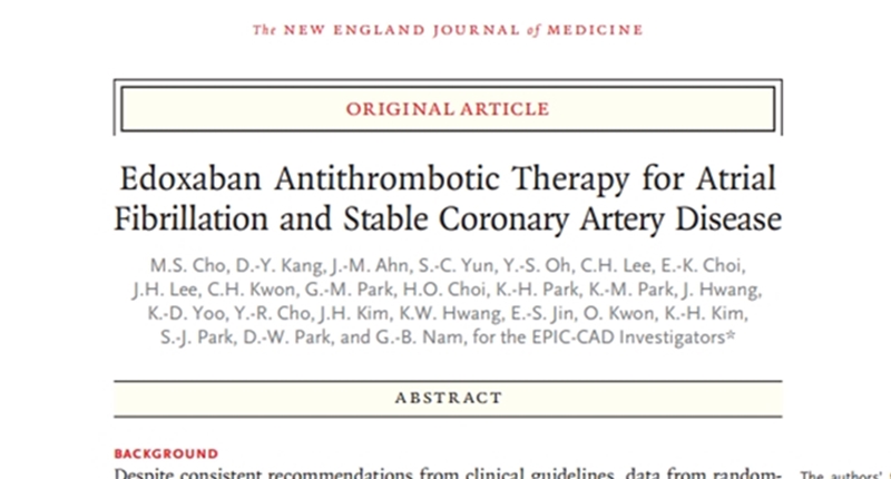 AMC Heart Institute Publishes Ninth Paper in NEJM