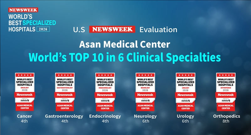 AMC Ranked World’s Top 10 in Six Clinical Specialties